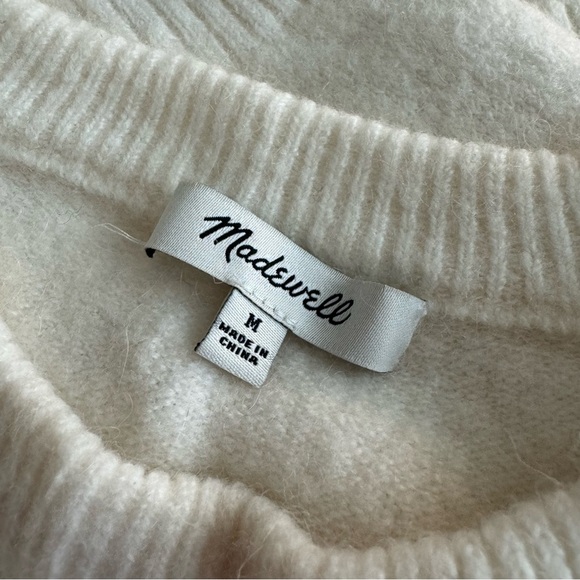 Madewell Colorful Front Stripe Wool and Alpaca Blend Sweater - Picture 7 of 8